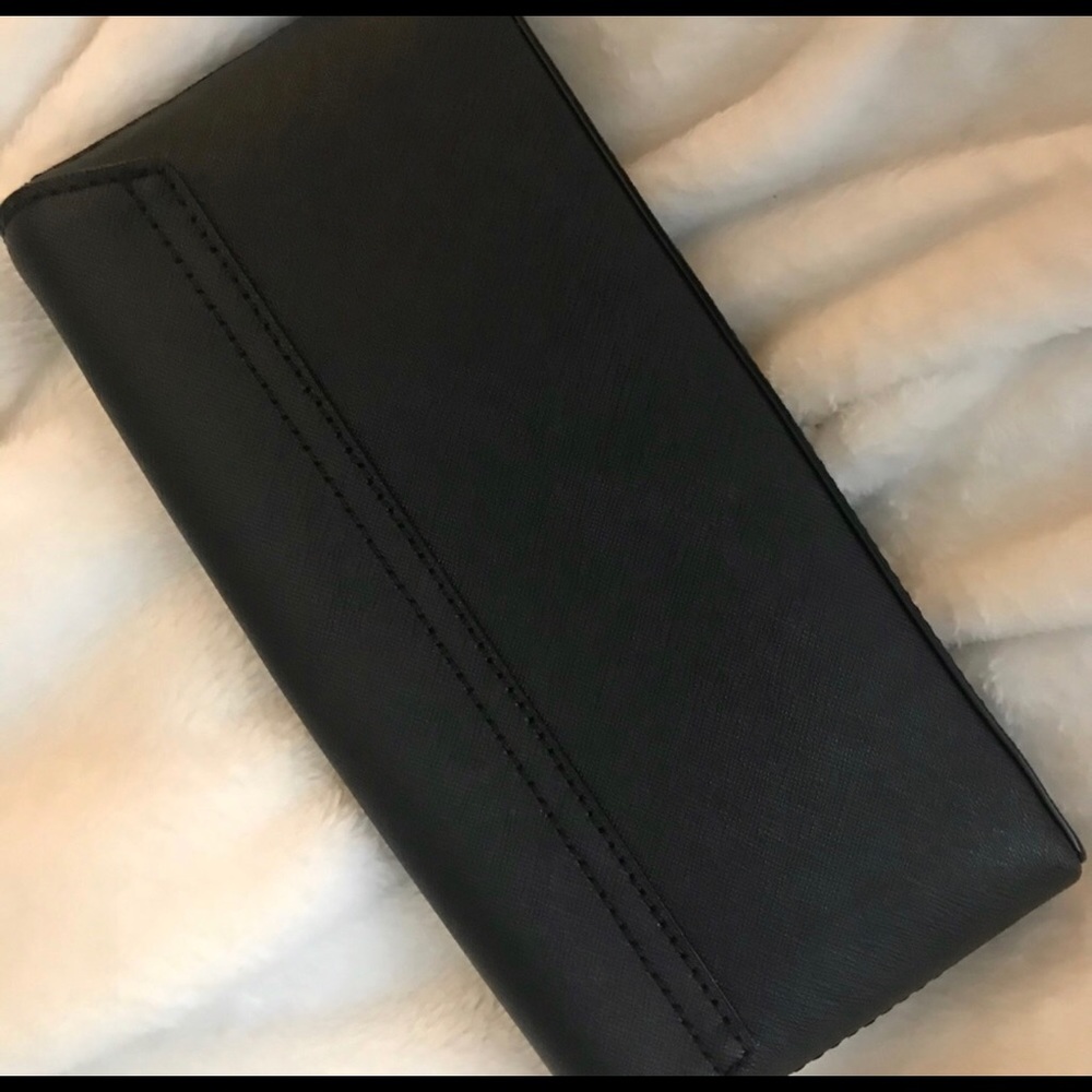 kate spade Black Leather Clutch with Gold-Tone Hardware - Picture 5 of 5